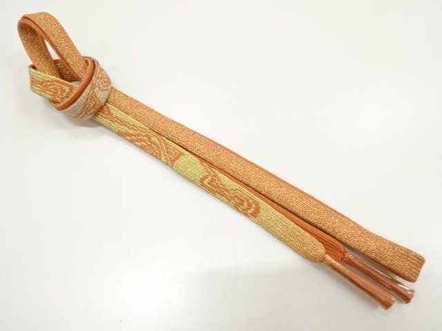 JAPANESE KIMONO / UNUSED HAND-TIED OBIJIME
